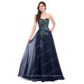 Großhandels plus Größe Fußboden-Längen-Schatz Appliqued reifes reizvolles plus Größen-Abend-Kleid CL6168-5 #